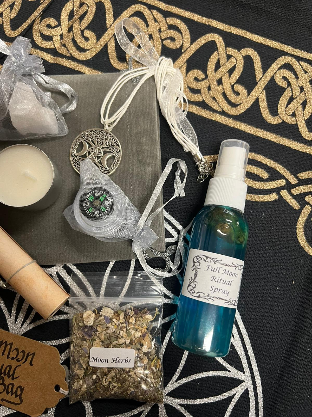 Full Moon Ritual Kit | Spell Kit | Altar Kit | Witchcraft | Spell Reagent