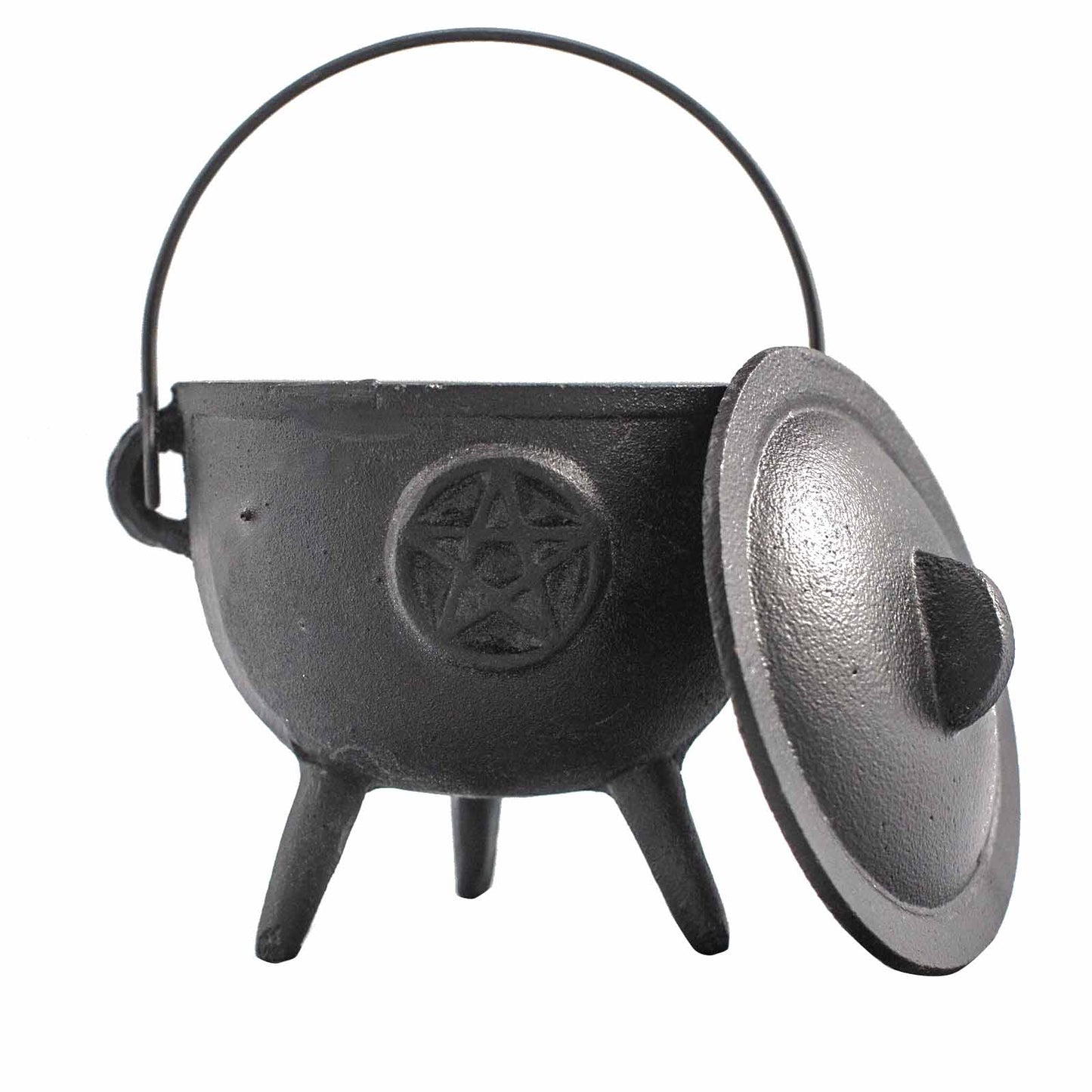 Cast Iron Cauldron with Pentagram | 11x13cm | Witch Altar | Spell Work