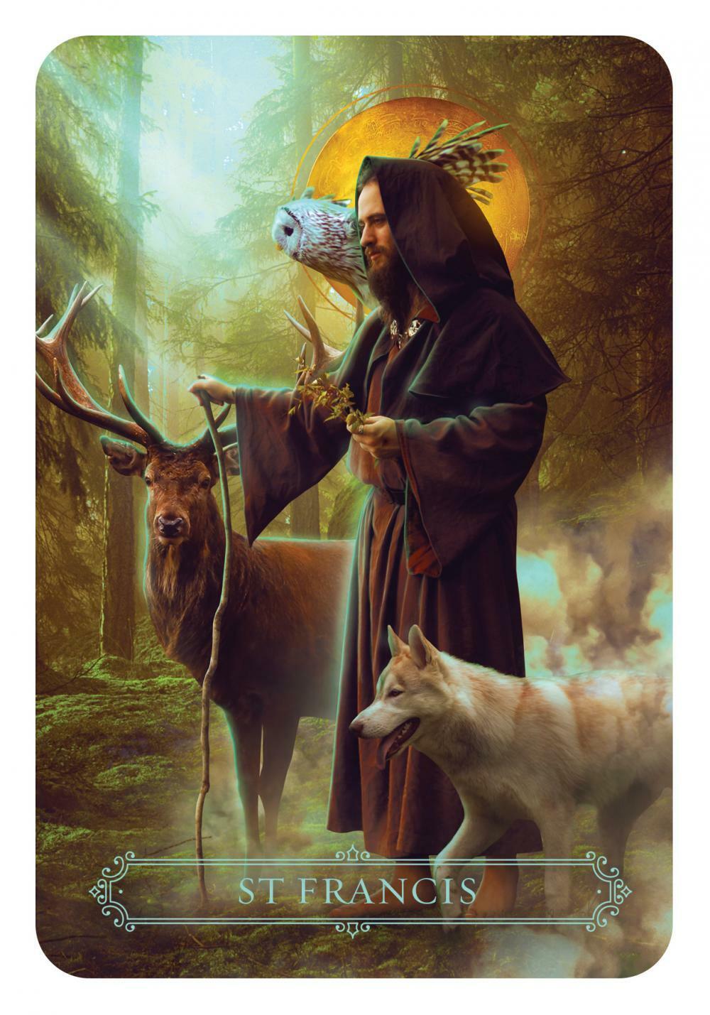 Saints and Mystics Reading Cards | by Andres Engracia | Oracle Cards | Divination