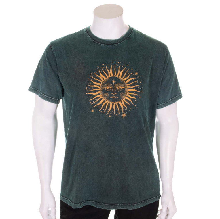 Sun Design T-Shirt | Night Sky Colour