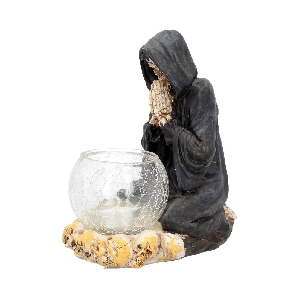 Reapers Prayer Candle Holder | 19.5cm | Tealight Candle Holder | Gothic Holder