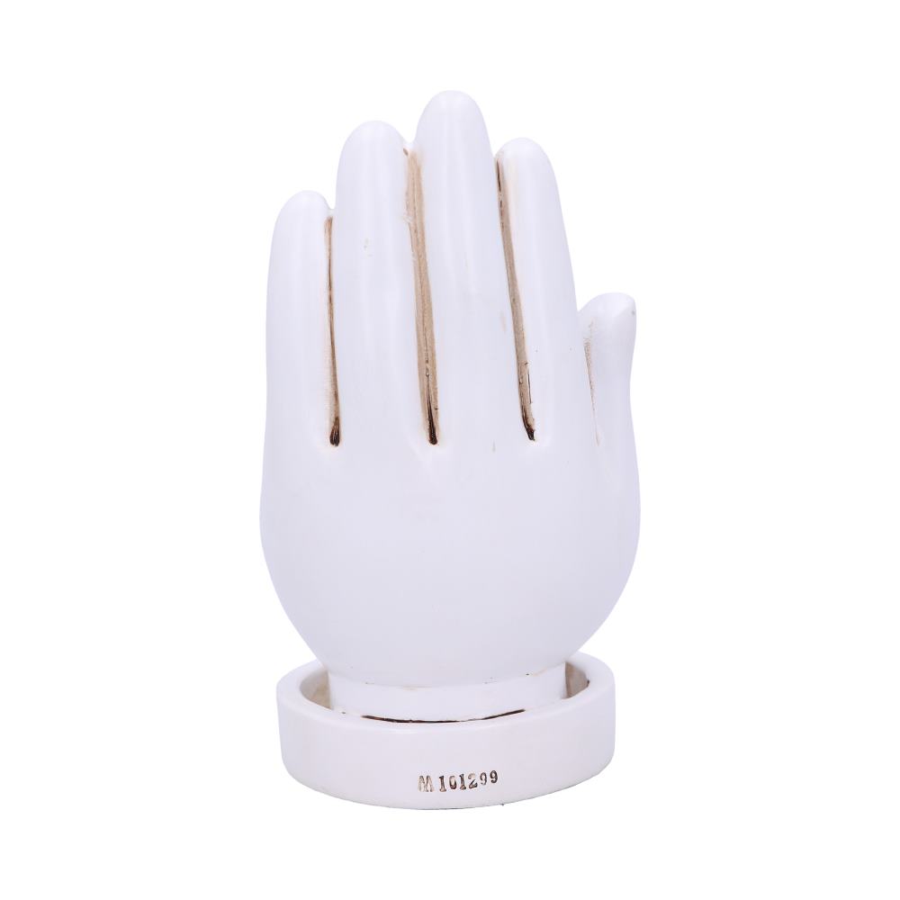 Palmistry Backflow Incense Burner | White 12cm | Home Fragrance