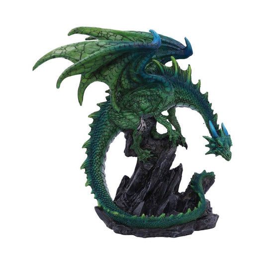 Clifftop Keeper | Dragon Figurine | Green Dragon | Fantasy Figurine | 21cm