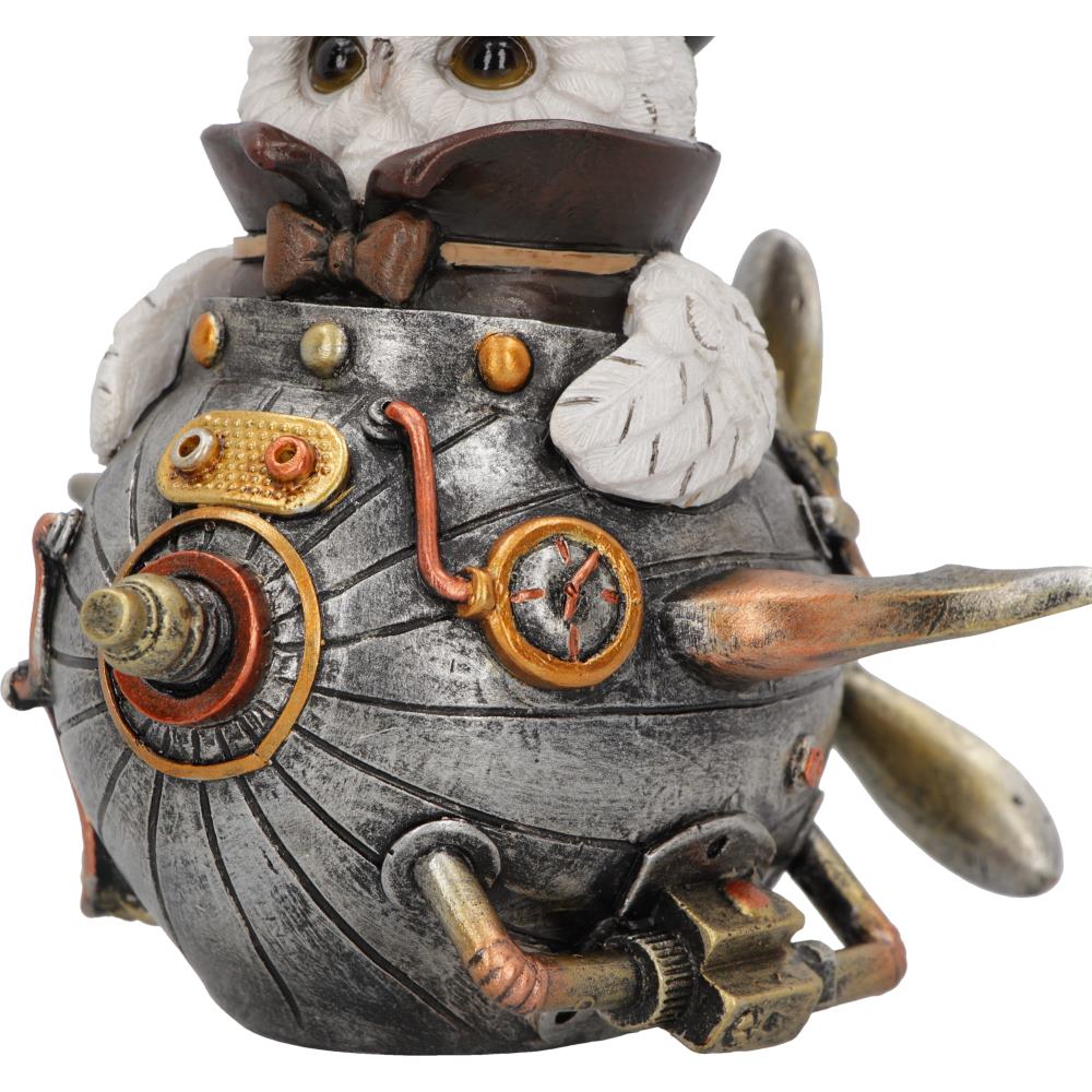 Avian Invention Steampunk Owl Figurine | 14.5cm | Steampunk Decor