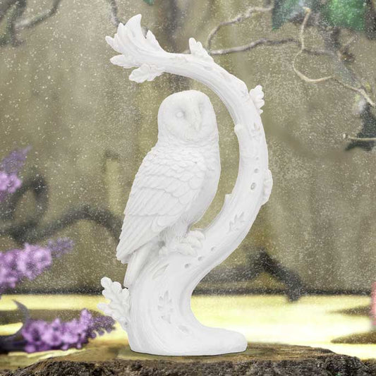 Rest White Owl Figurine | 13.2cm | Cottagecore