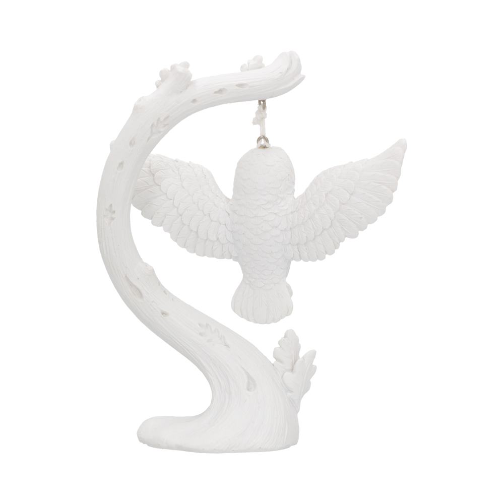 Flight White Owl Figurine | 13.5cm | Cottagecore