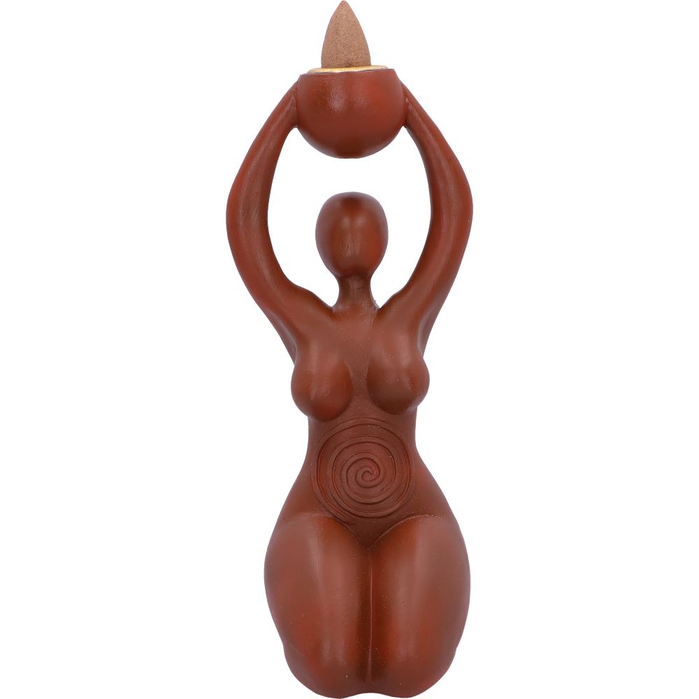 Spiral Goddess Tribute Backflow Incense Burner | 18cm | Altar